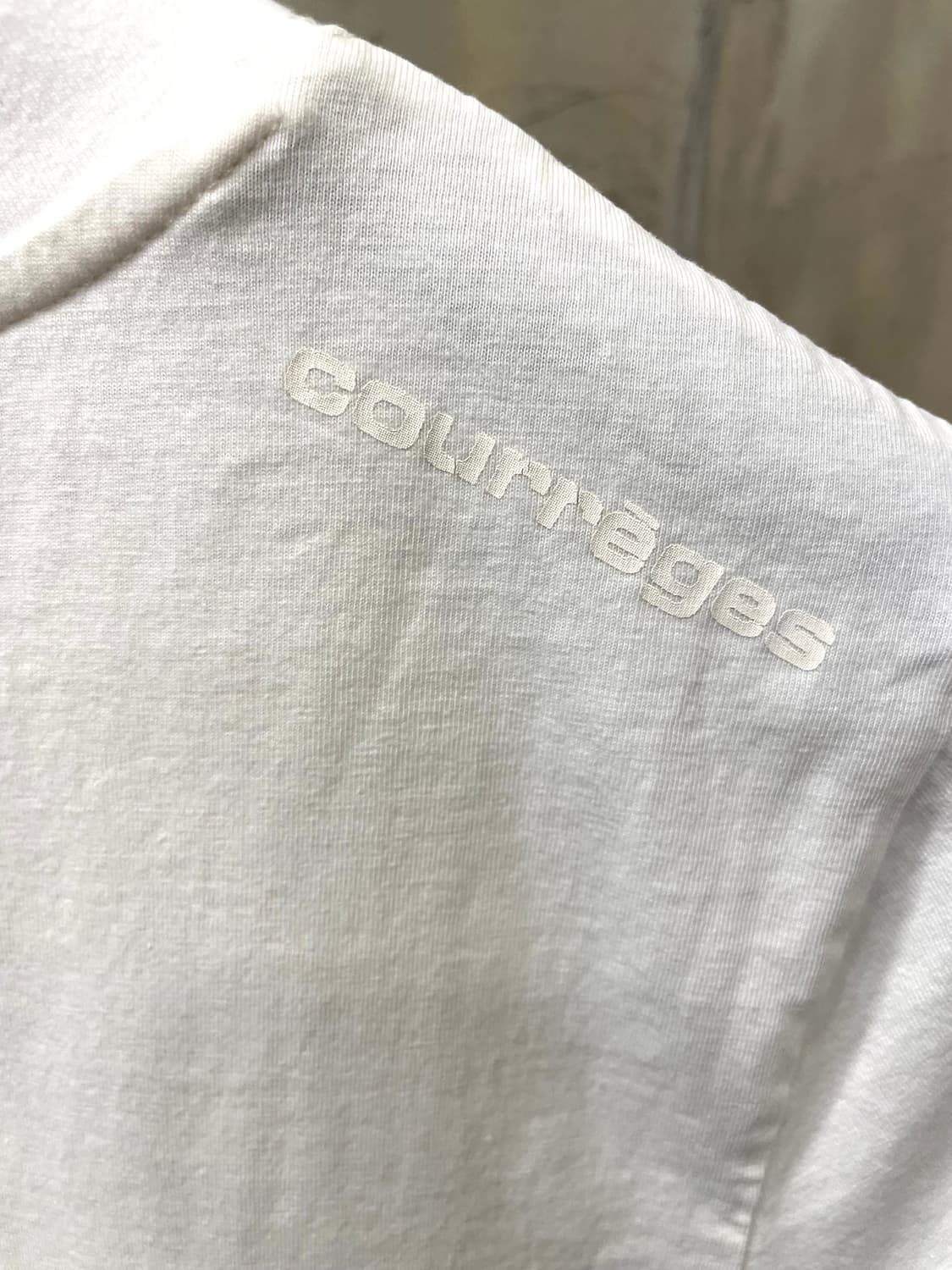 courreges 꾸레쥬 제니 반팔티 S 상품이미지7
