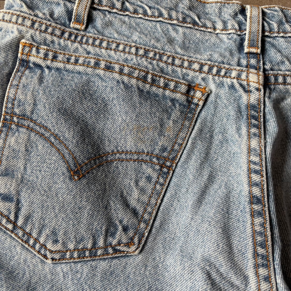 95년 생산 리바이스 550 데님 오렌지탭 팬츠  상품이미지10