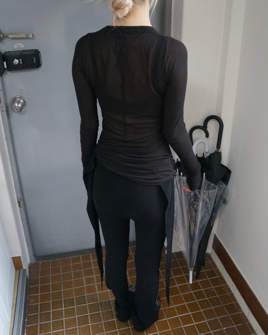 릭 오웬스 롱 슬리브 블랙 상품이미지3