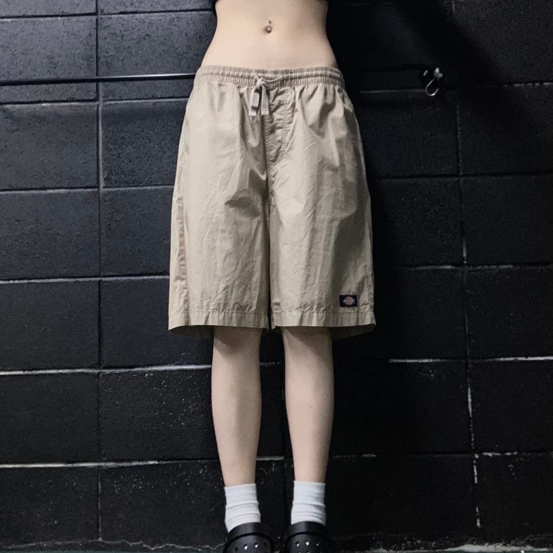 dickies 밴딩 베이지 버뮤다 팬츠 상품이미지2