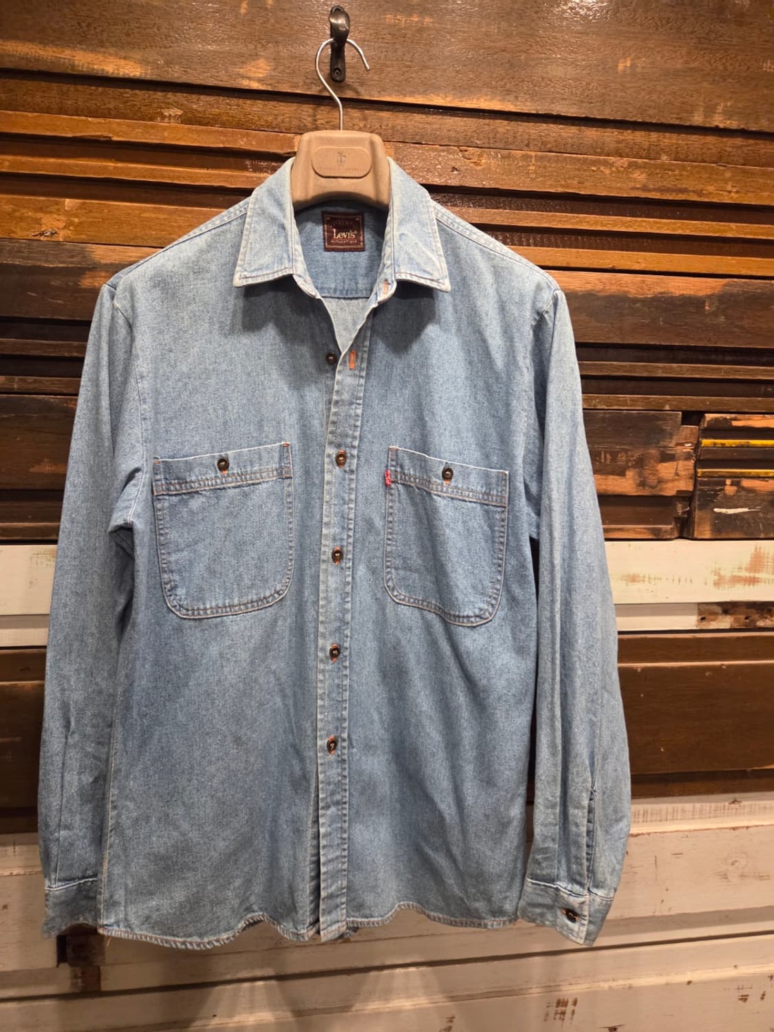 80'S 리바이스 데님셔츠  상품이미지4