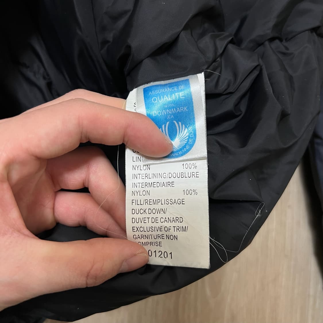 캐나다구스 남성 로고 덕다운 후드 롱패딩 XL/105  상품이미지7