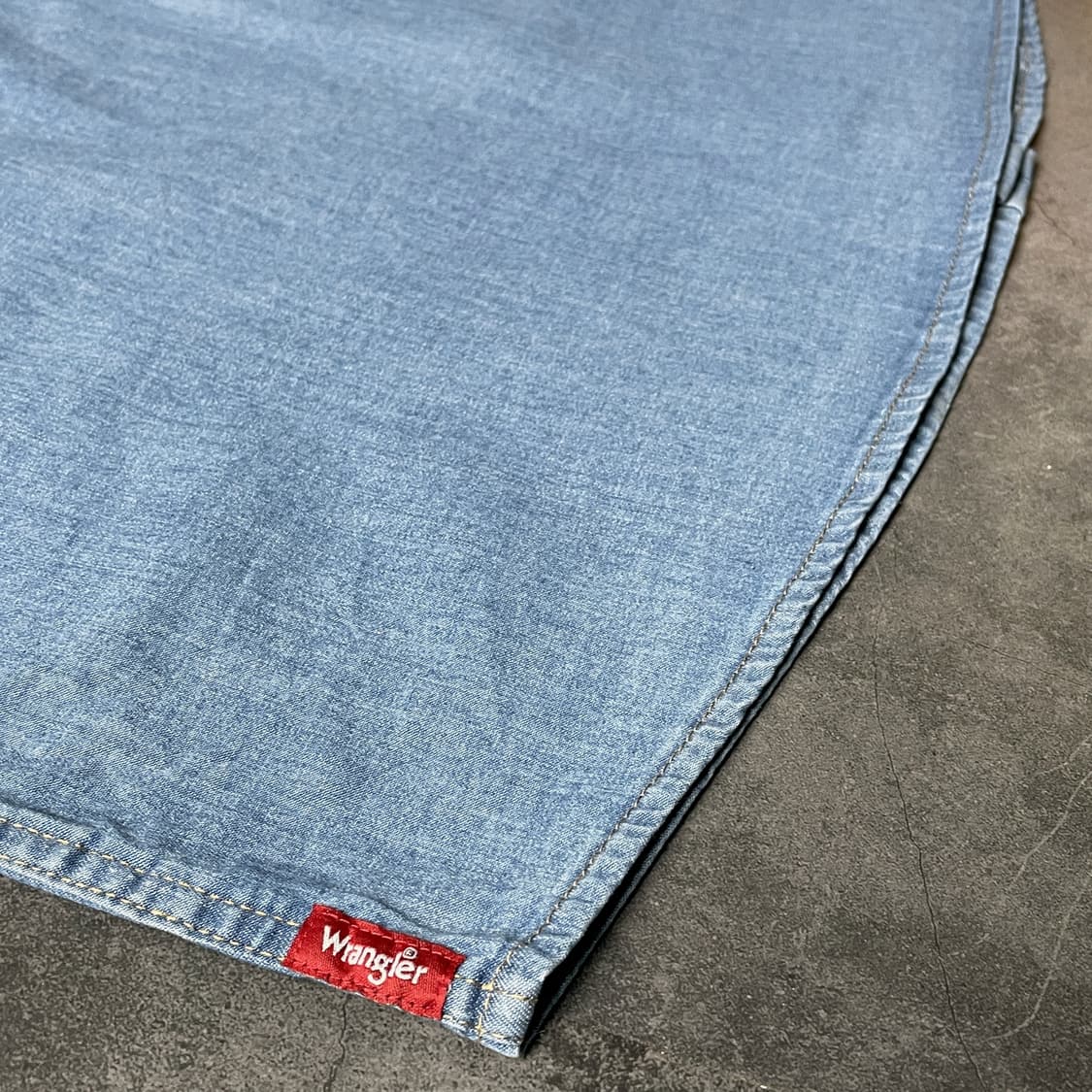 WRANGLER 랭글러 빈티지 데님 코튼셔츠 A00304 상품이미지8