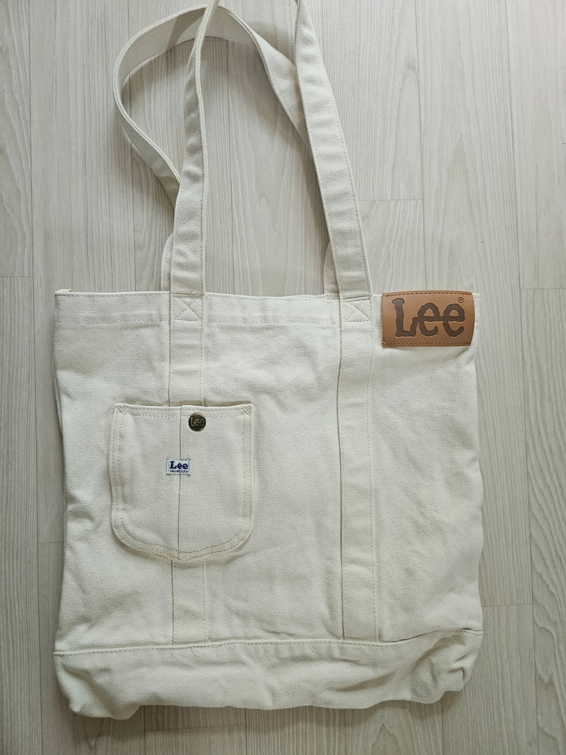 Lee 빈티지 로고 포켓 에코백 상품이미지1