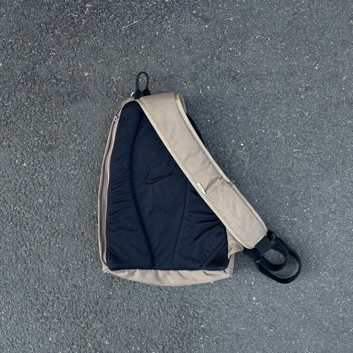 00s 나이키 대장급 브라운 슬링백 멀티포켓 올드스쿨 백팩 가방 상품이미지3