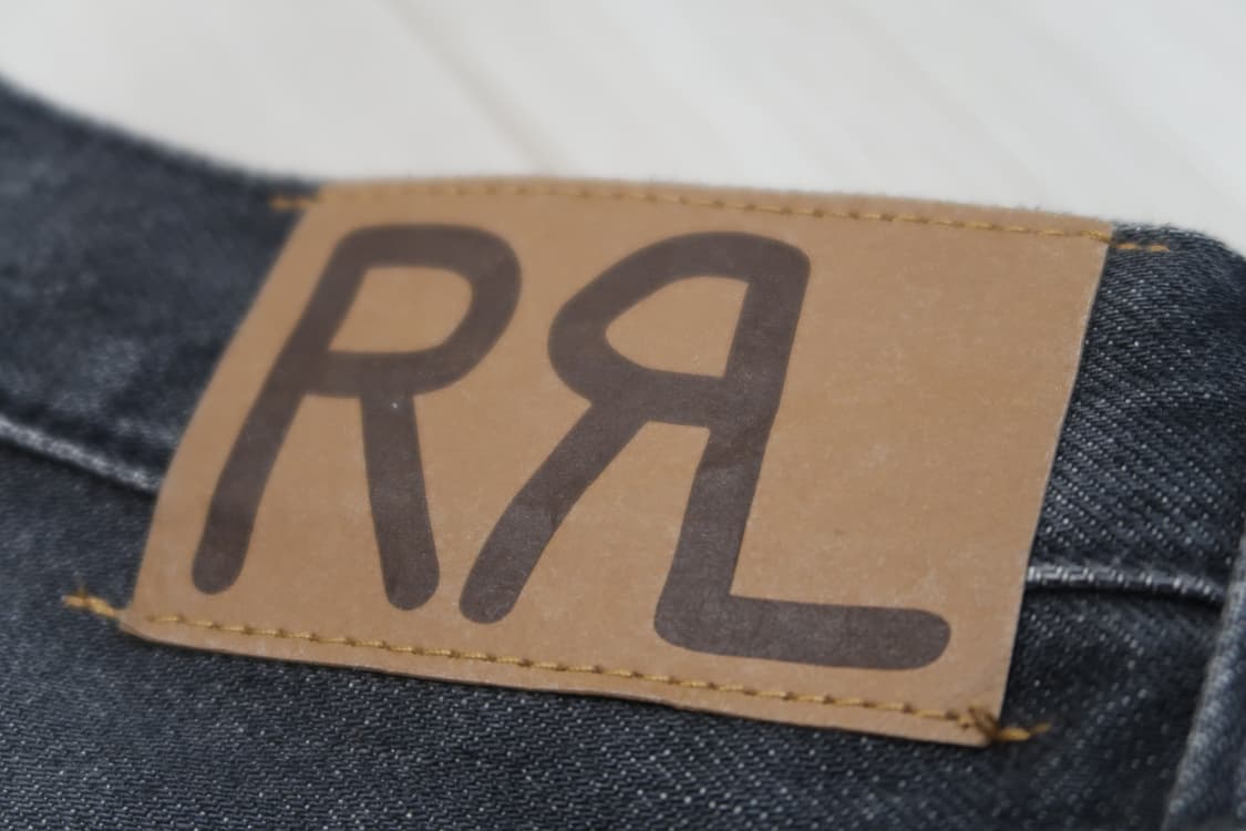 (32/30)RRL 더블알엘 스트레이트 흑청 데님 상품이미지6