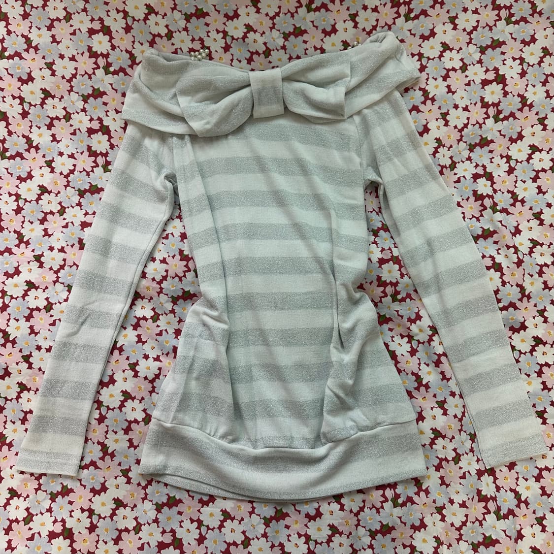 Back Ribbon off sholder 상품이미지3