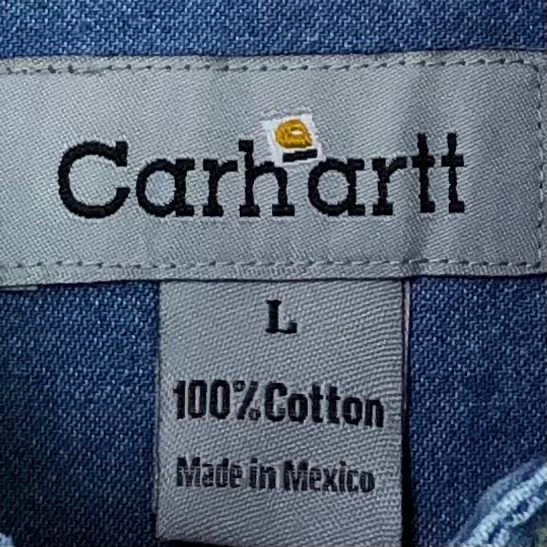XL 칼하트 데님 셔츠 상품이미지3