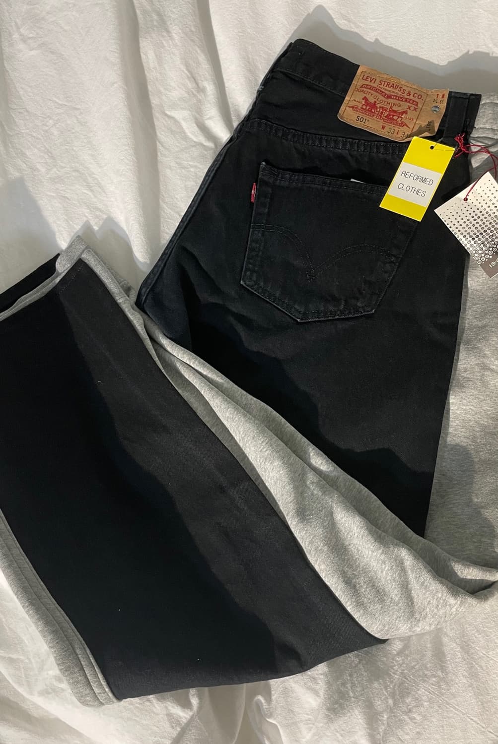 bless 오버조깅진 회검 L 상품이미지1