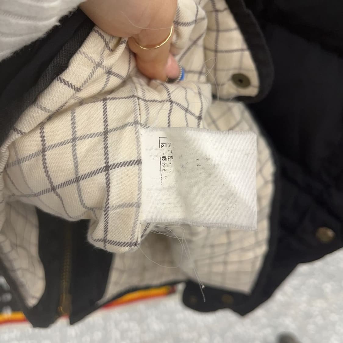 폴로 랄프로렌 모던 캐주얼 빈티지 코듀로이 카라 패딩 XXL C07925 상품이미지6