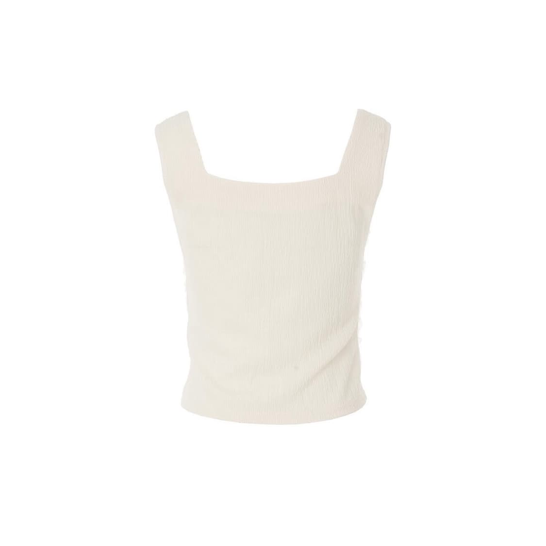 제니오 zaenio 안느 스퀘어넥 슬리브리스 탑 상품이미지4