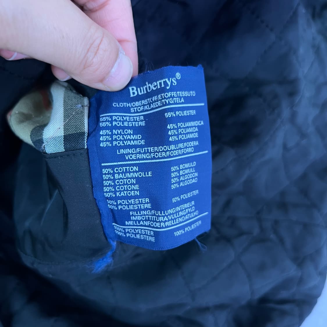 100 버버리 90s 누빔 코치 자켓 상품이미지7