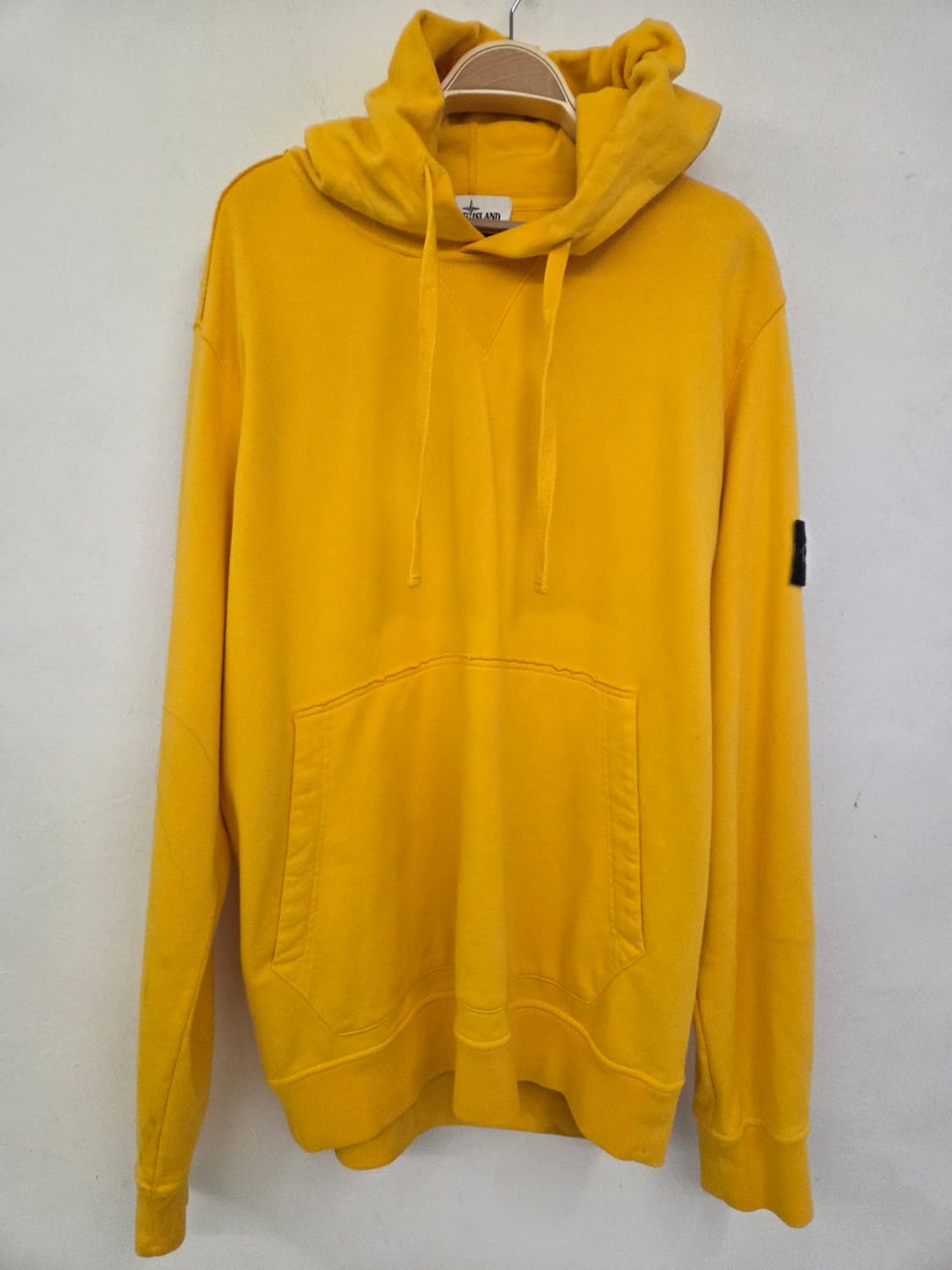 스톤아일랜드 노란색 후드티 XXL 상품이미지1