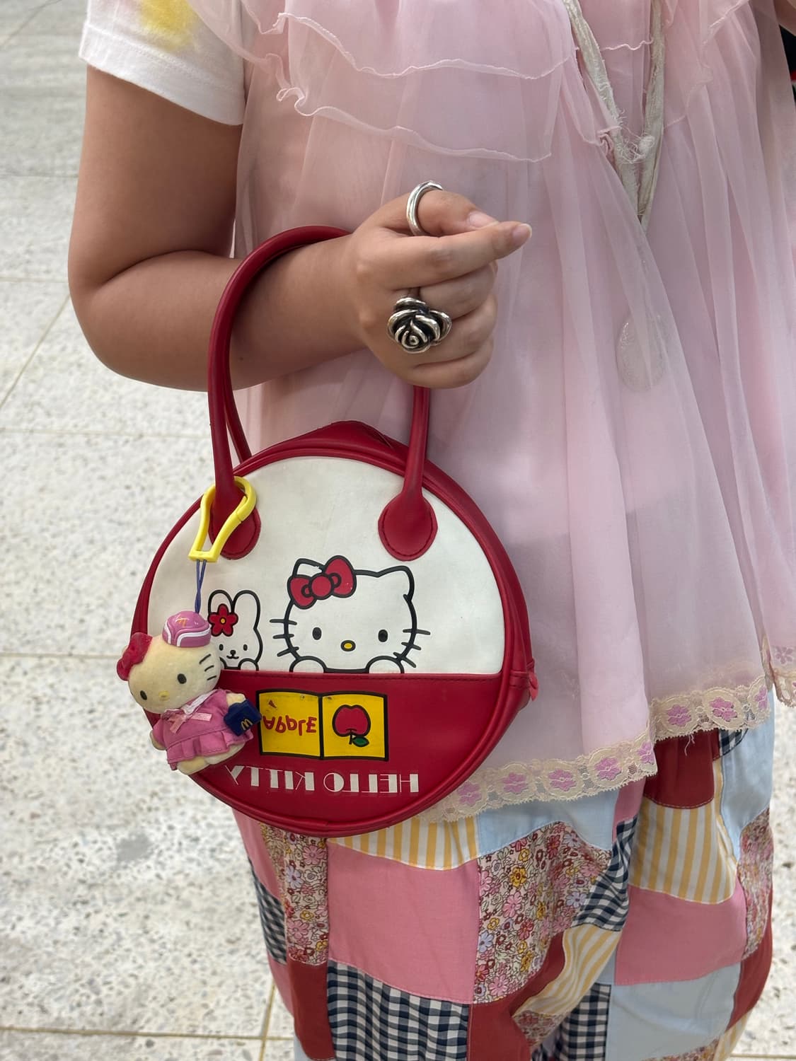 00s Vintage Circle Hello Kitty 상품이미지8