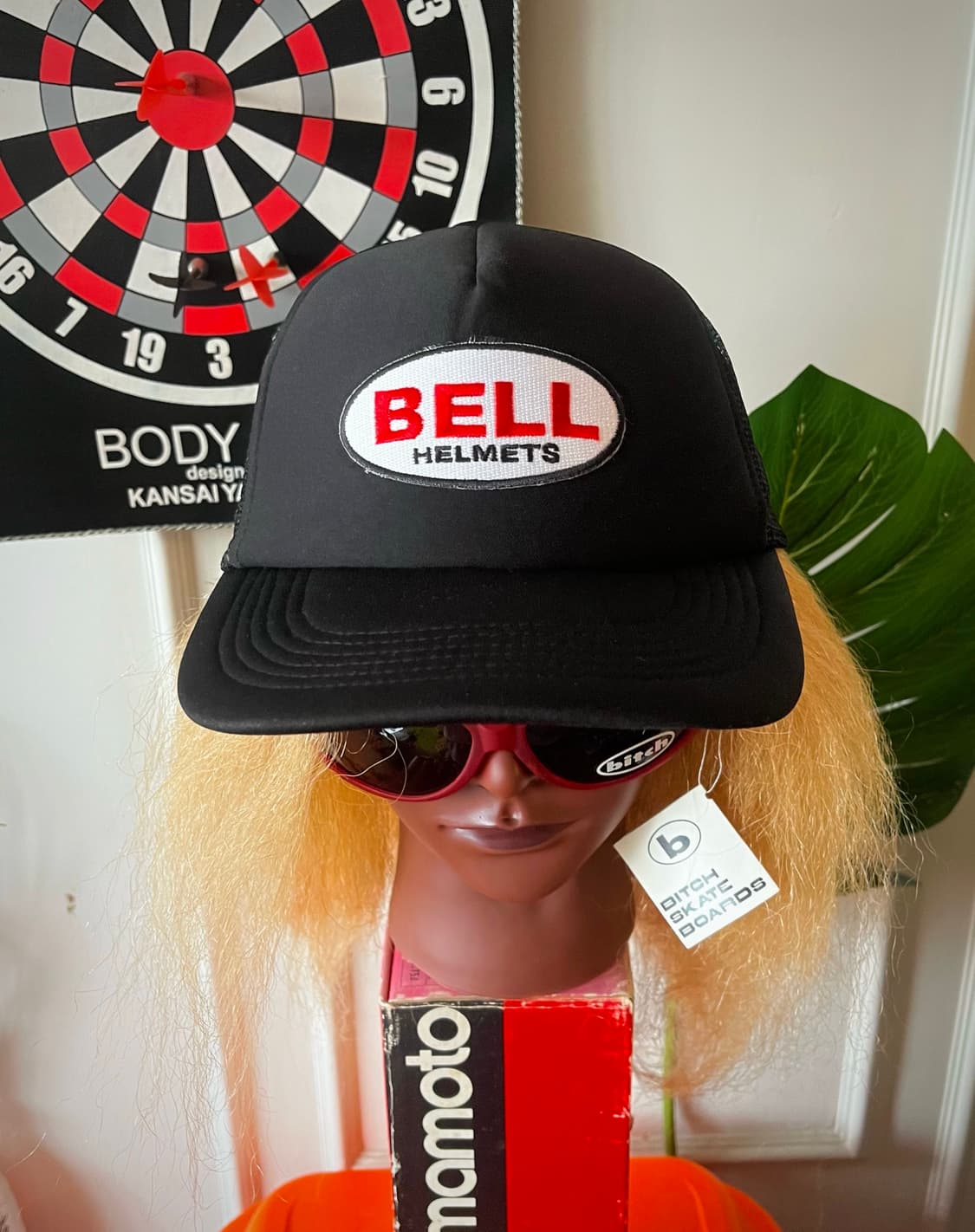 Vintage "BELL Helmets" Patch Trucker Cap 상품이미지3