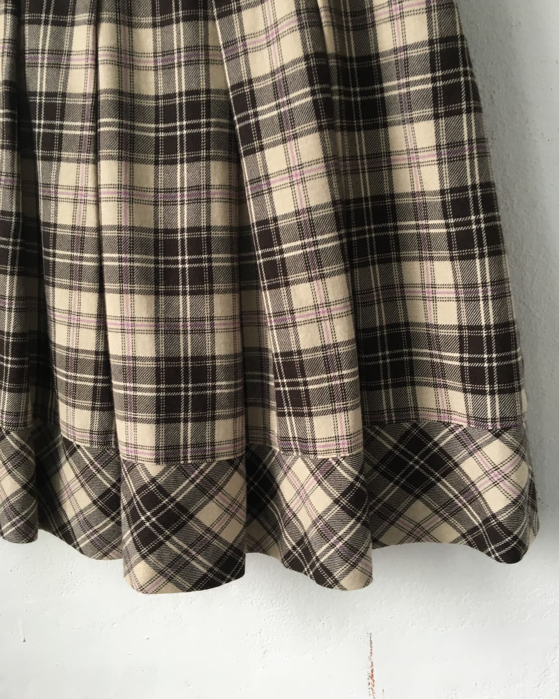 Check pattern skirt 상품이미지2