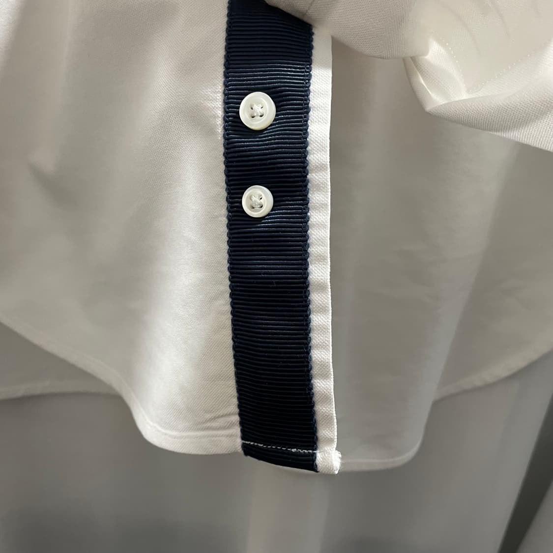 톰브라운/ 블랙 테이핑 화이트 셔츠/ 2 상품이미지1