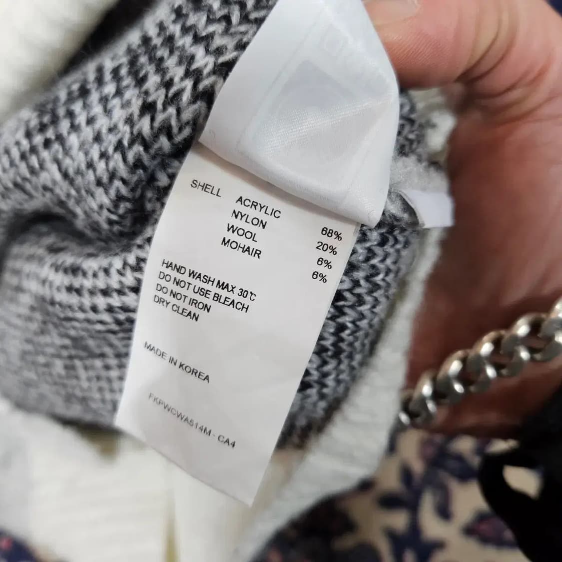 키르시(KIRSH) 21f 위티버니 크롭 니트 상품이미지5