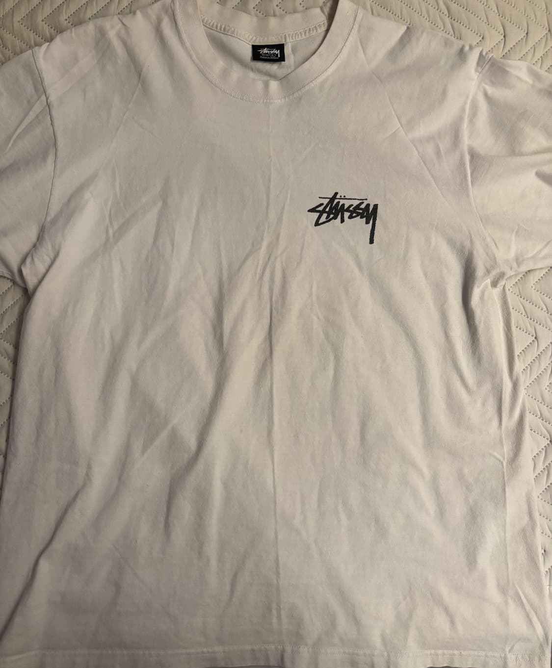 스투시 퍼지 다이스 티셔츠 화이트 L 상품이미지4
