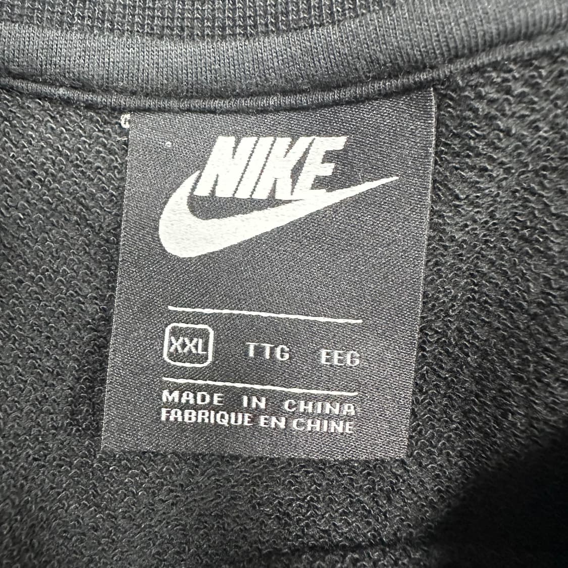 ✨ (바배) 나이키 NSW 더블 스우시 빅로고 스웻 블랙 맨투맨  상품이미지3