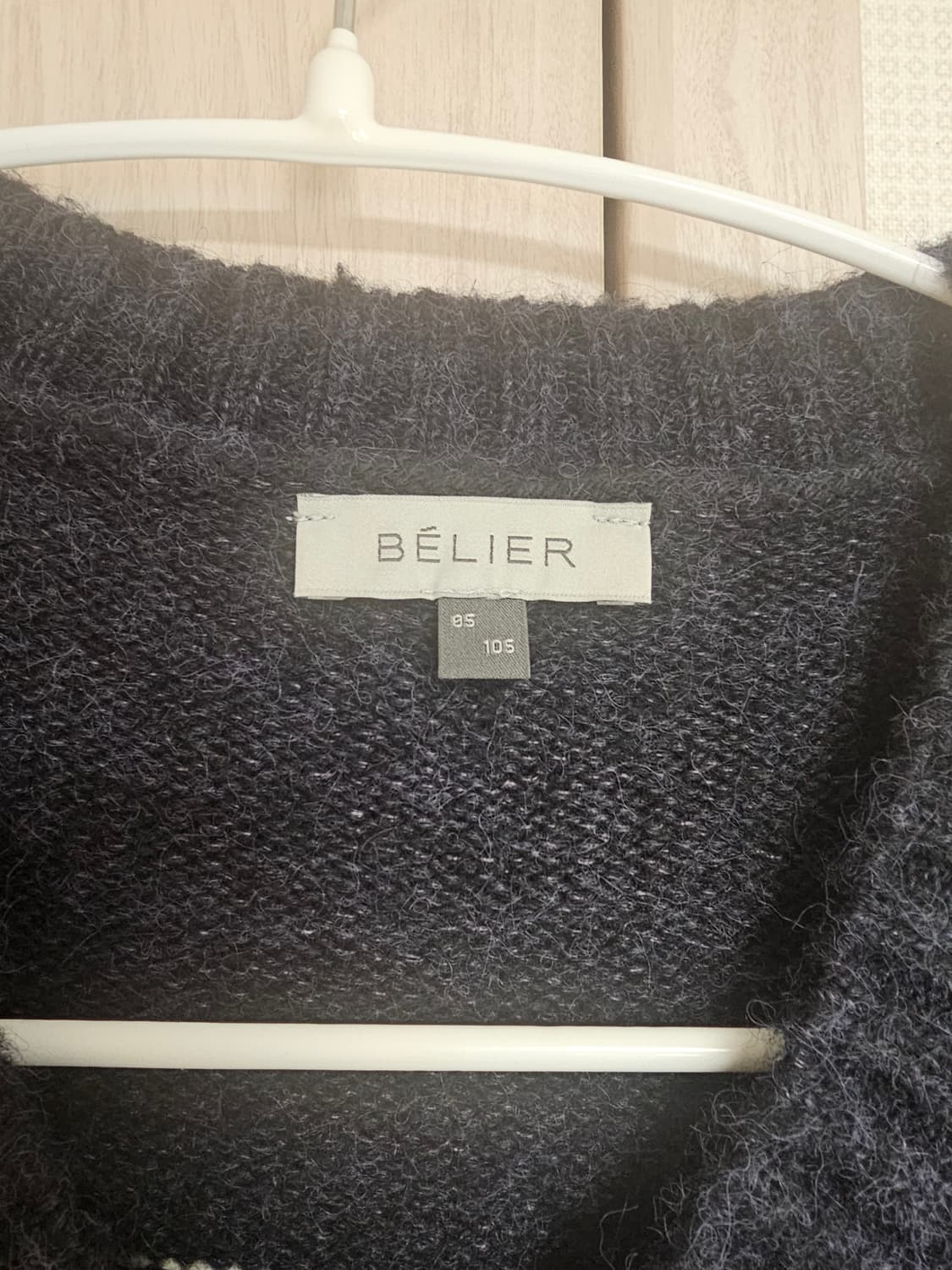 [5 size] 벨리에 탐 브러쉬드 가디건 네이비 스트라이프 상품이미지6