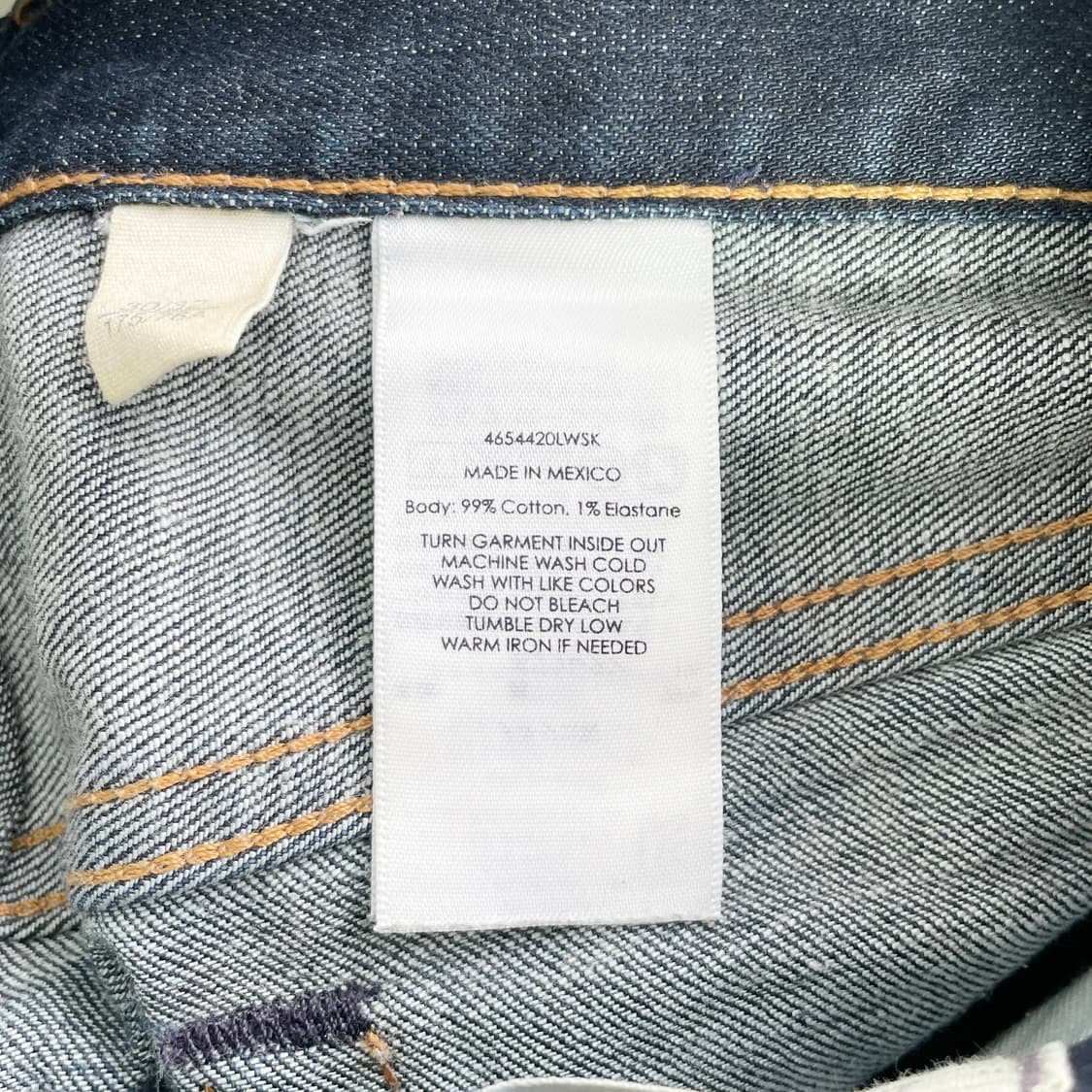 C1 데님 앤 서플라이 폴로 랄프로렌 로우 스키니 데님 팬츠 32사이즈 상품이미지5