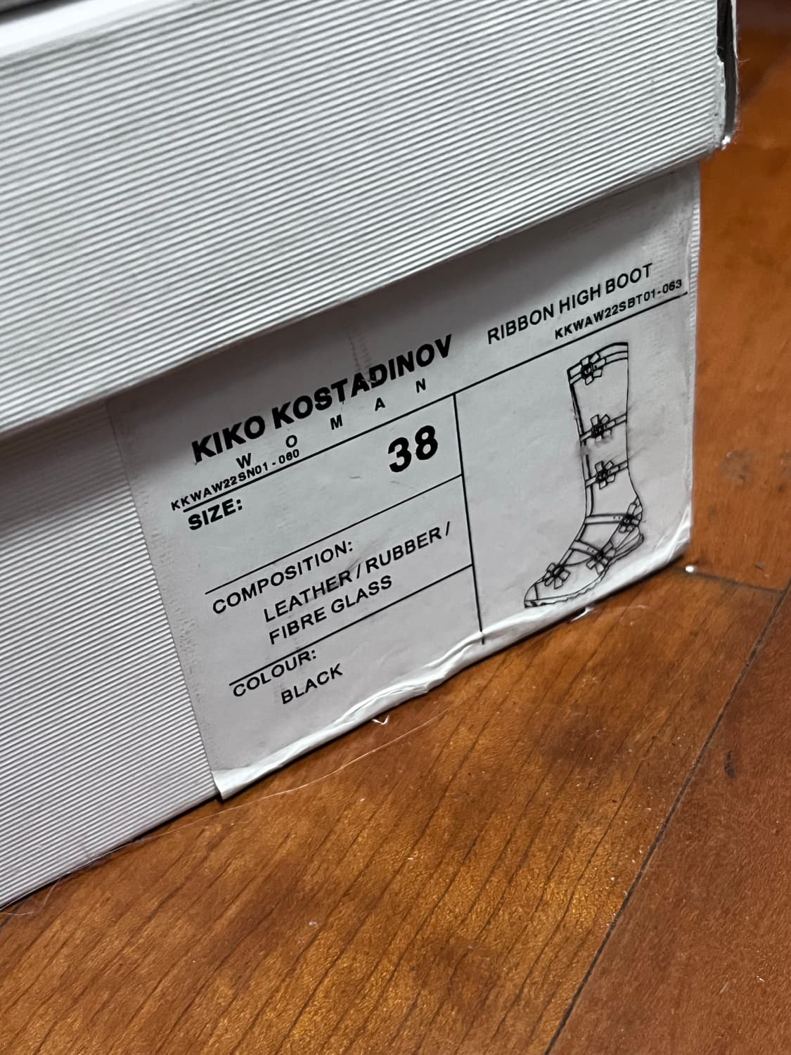 키코코스타디노브 리본 부츠 38 상품이미지9