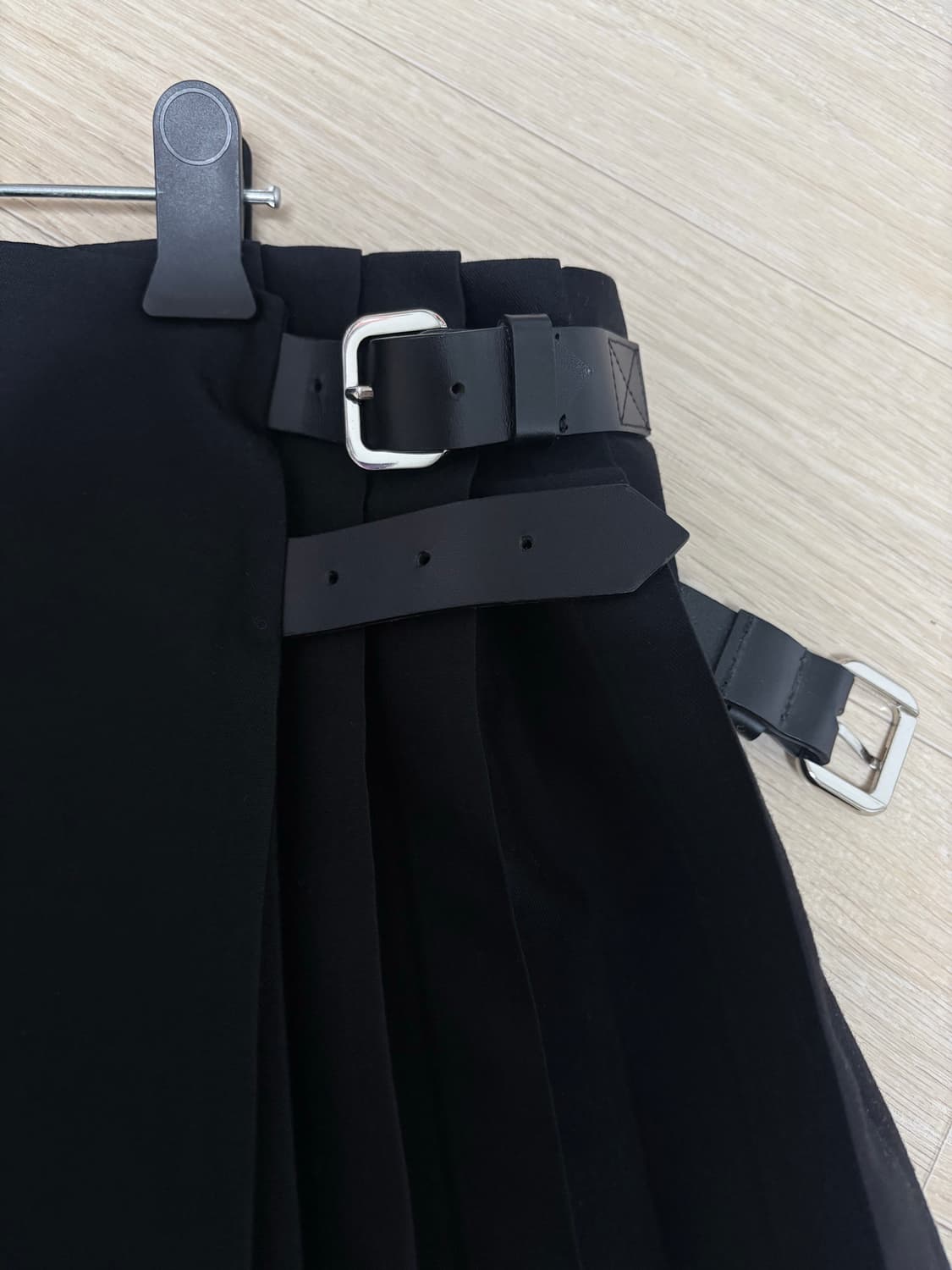 프레클 울실크 미니warp 스커트  상품이미지3