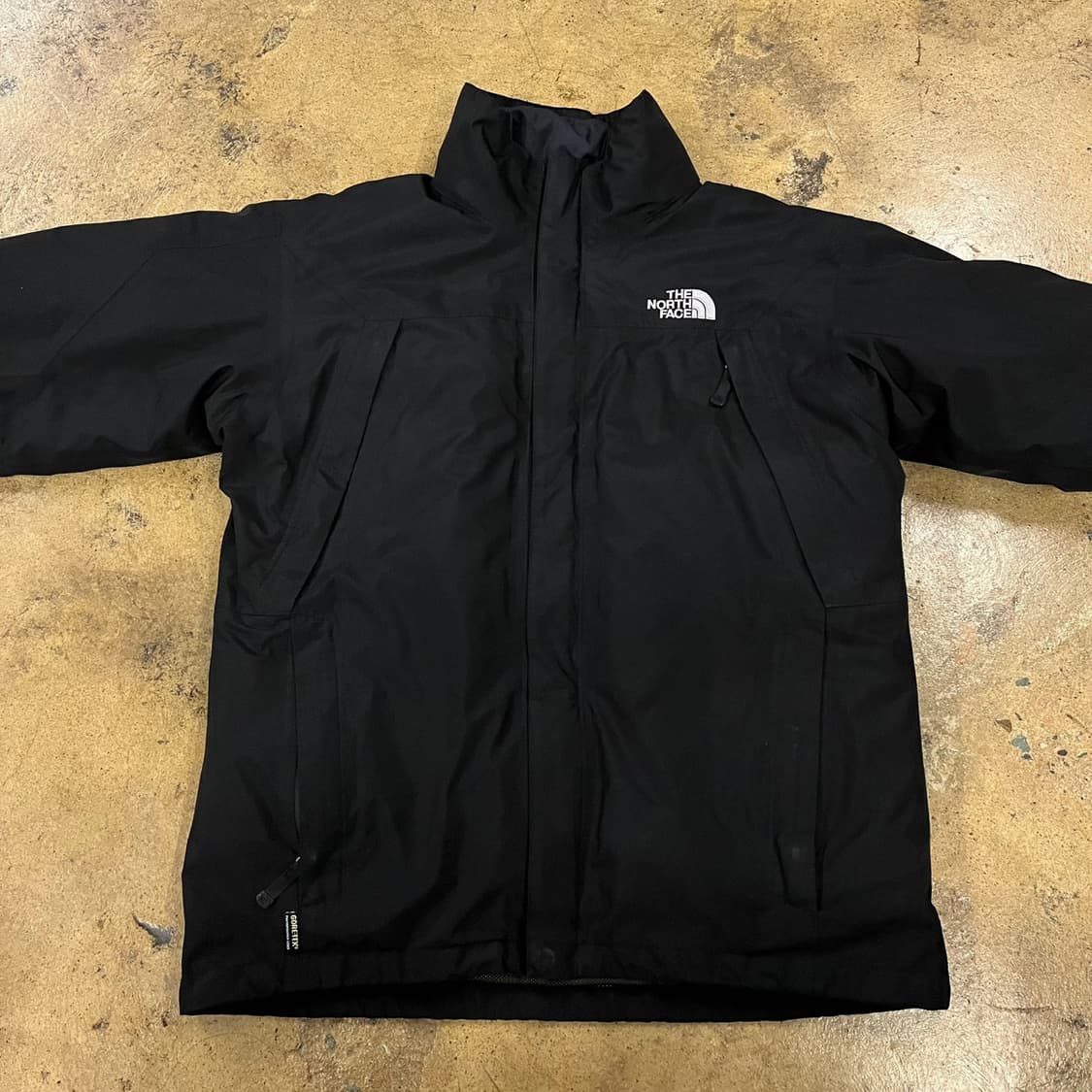 [정품/M] 노스페이스 고어텍스 블랙 바람막이 패딩 자켓 b15 상품이미지3
