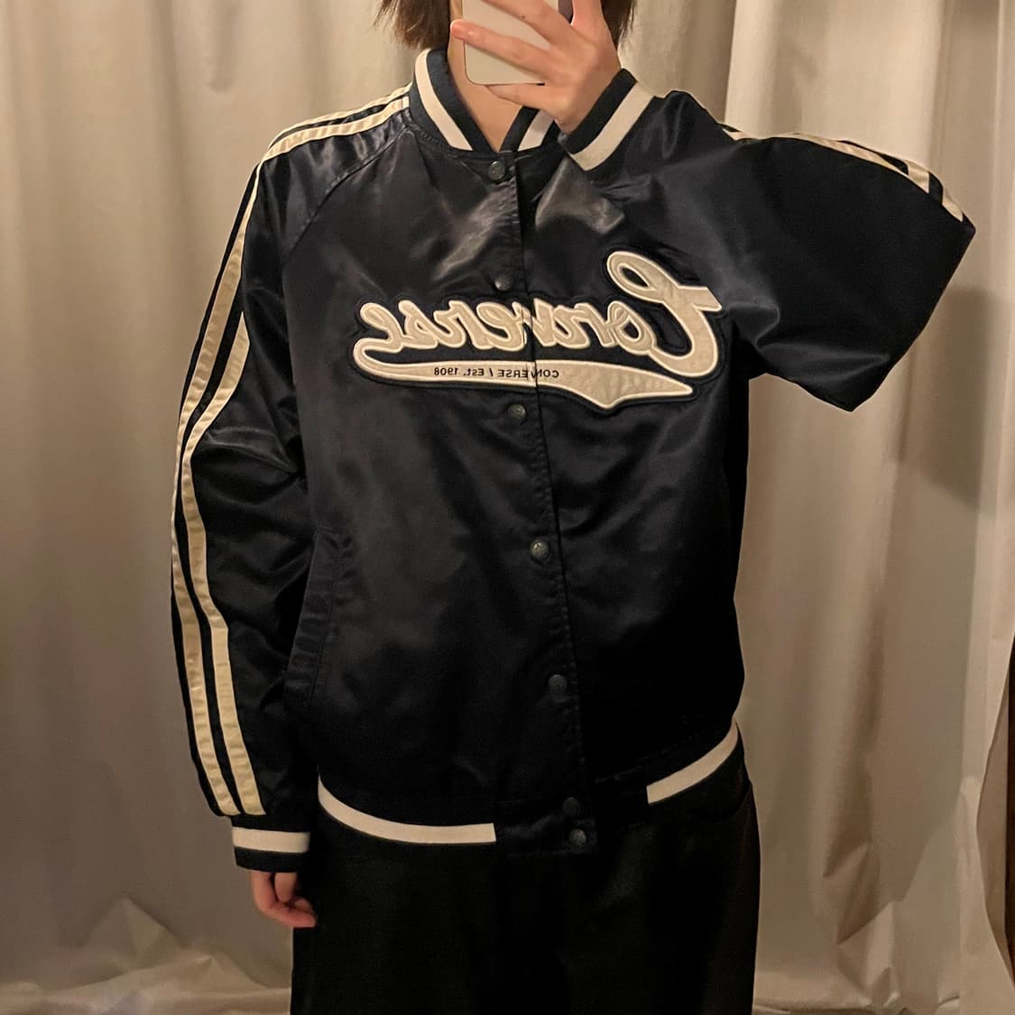 컨버스 스타디움 자켓 네이비 상품이미지2