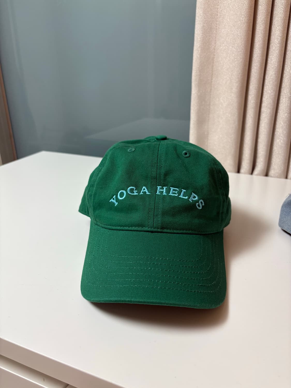 정유미착용 idea 볼캡 yoga love 그린 바로 품절된제품  상품이미지4