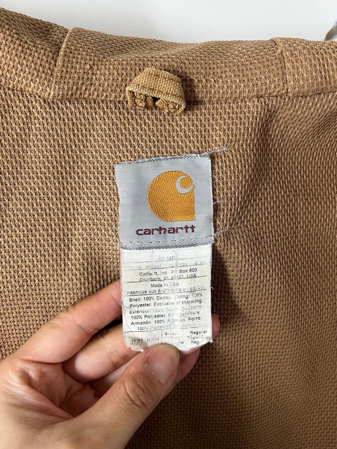 S) 칼하트 덕 액티브 자켓 브라운 상품이미지6