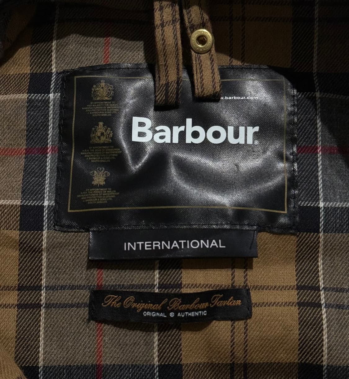 바버 인터네셔널 A7 벨티드 왁스 자켓 상품이미지6