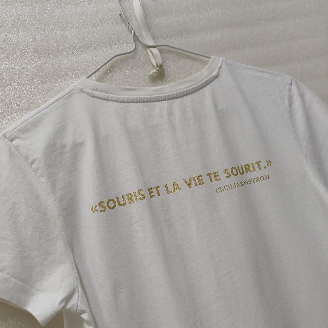 쟈딕앤볼테르 우먼 라운드 반팔 티 여성 여유 S 흰색 훌륭 사랑봉봉 상품이미지4