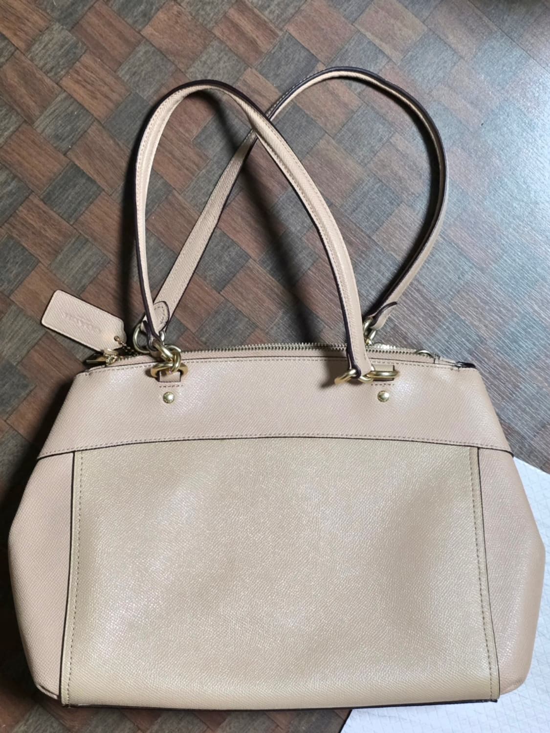 코치 브룩 캐리올 연핑크 가방 상품이미지6