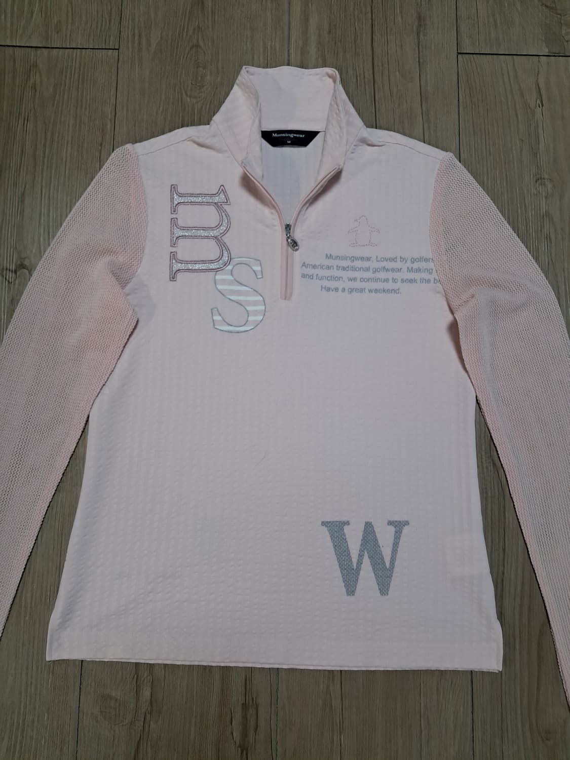 먼싱웨어 골프 여성 긴팔티 M 상품이미지1