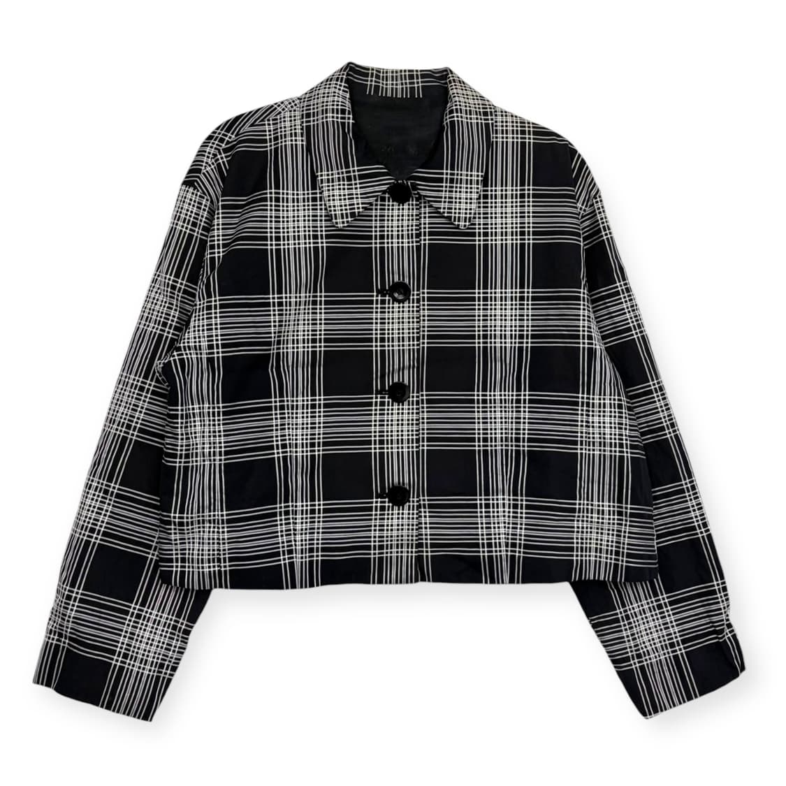 겐조 패턴 크롭 자켓 상품이미지1