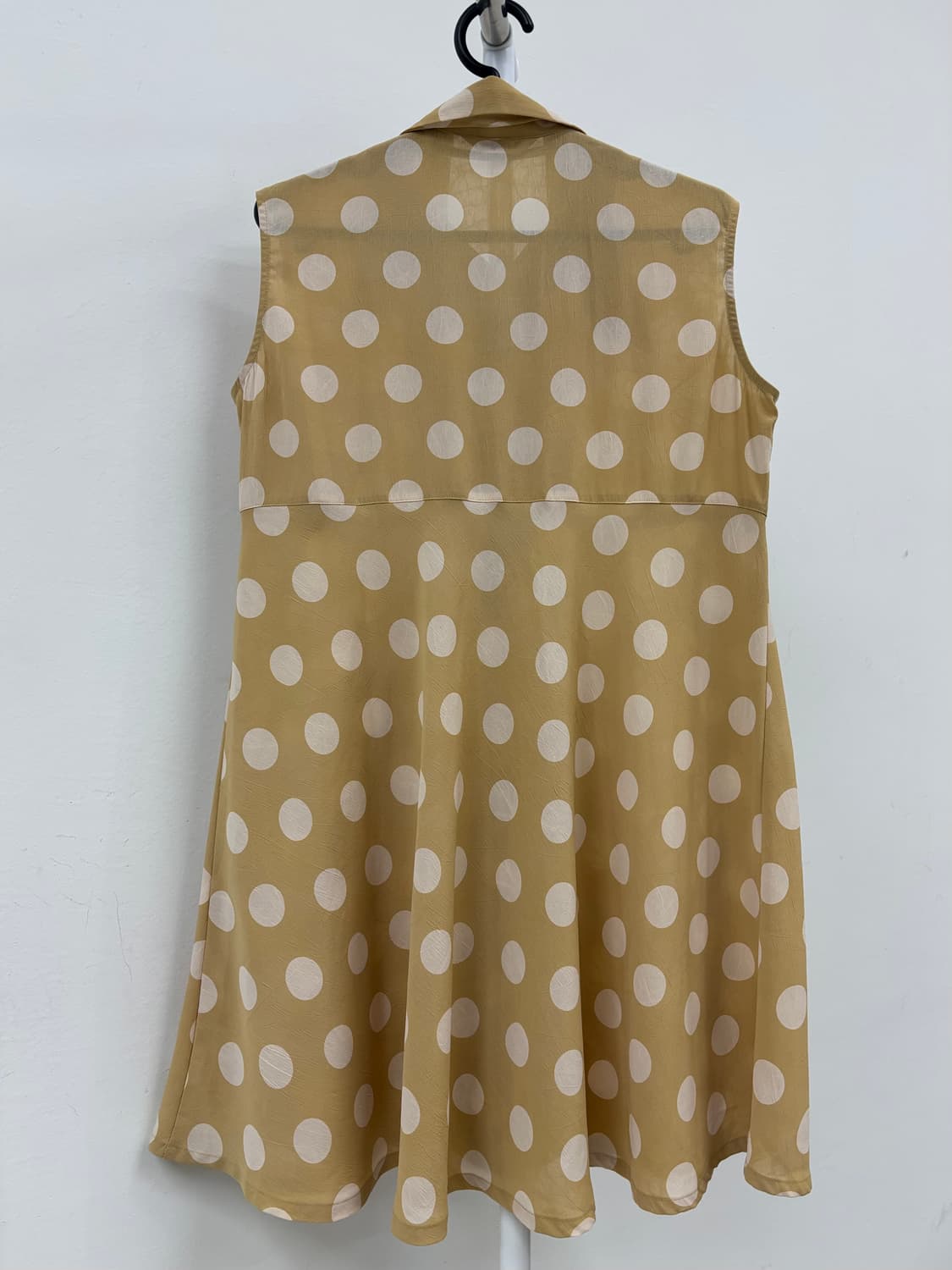 빈티지 도트 슬리브리스 블라우스 상품이미지6