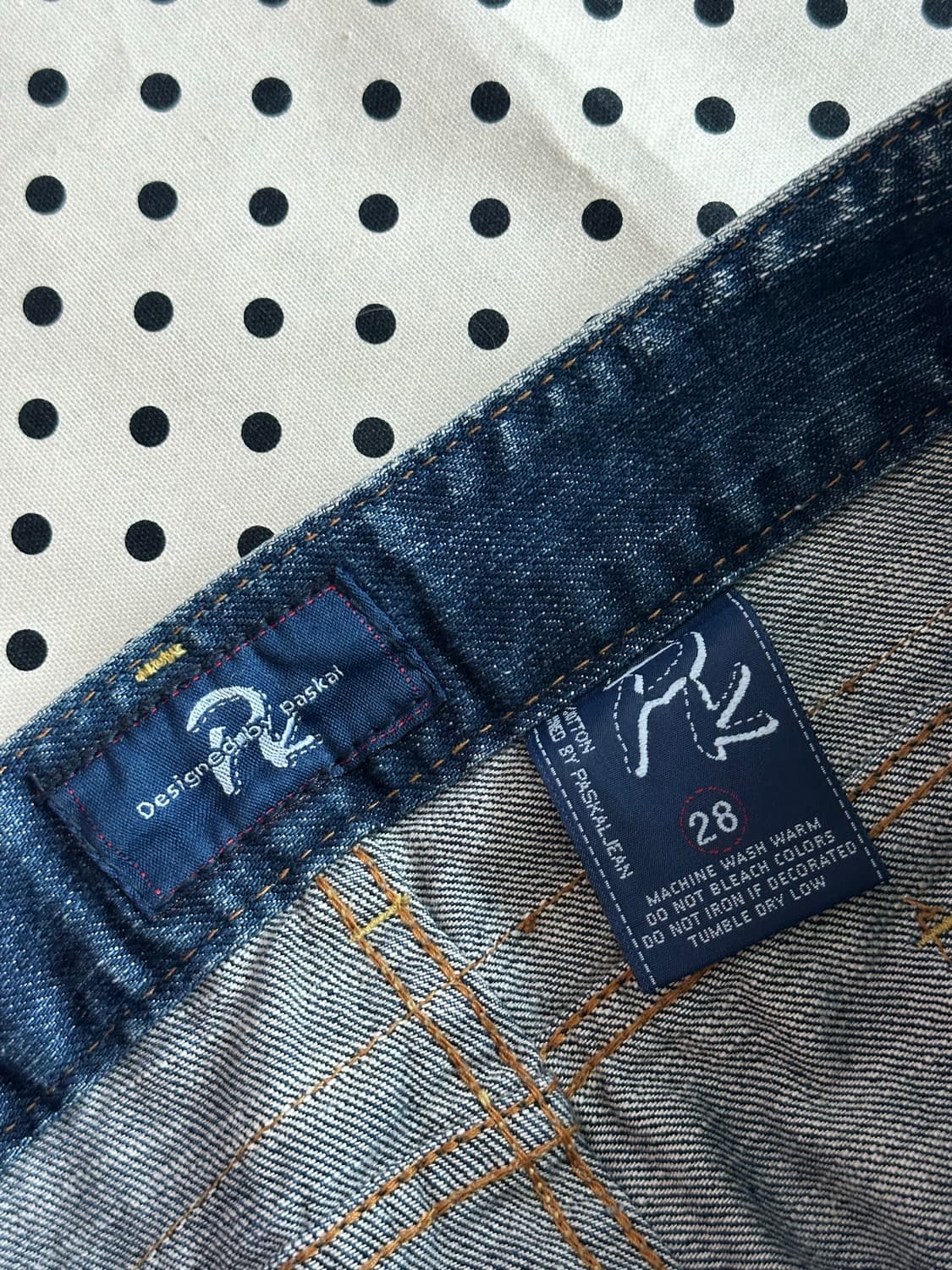 Designed by Paskal 부츠컷 데님팬츠 갸루 y2k 펑크 상품이미지8