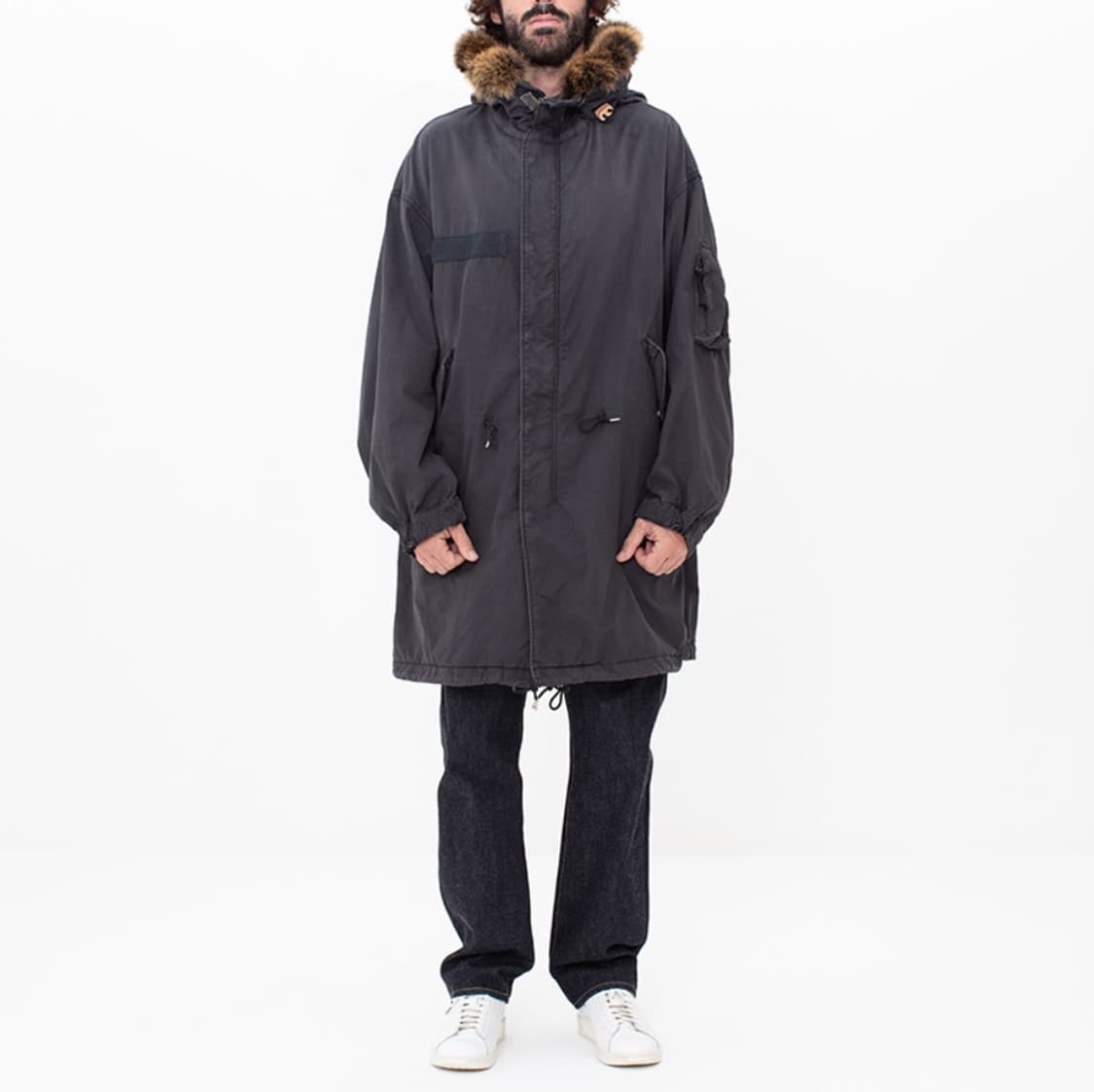 비즈빔 24aw 식스파이브 피쉬테일 파카 블랙 (1) 상품이미지1