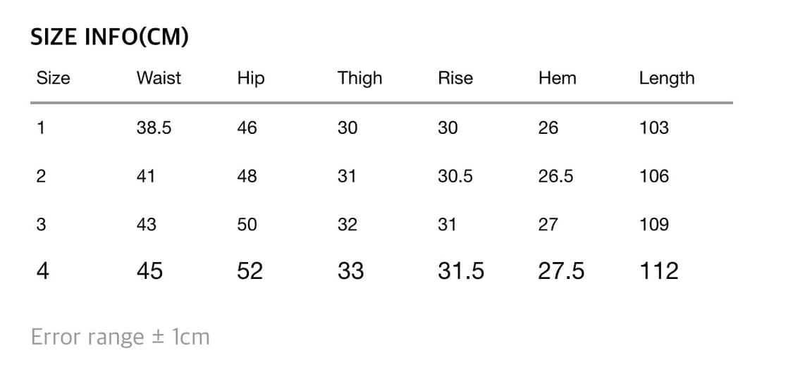 타일레 슬랙스 2 사이즈 새상품 상품이미지5
