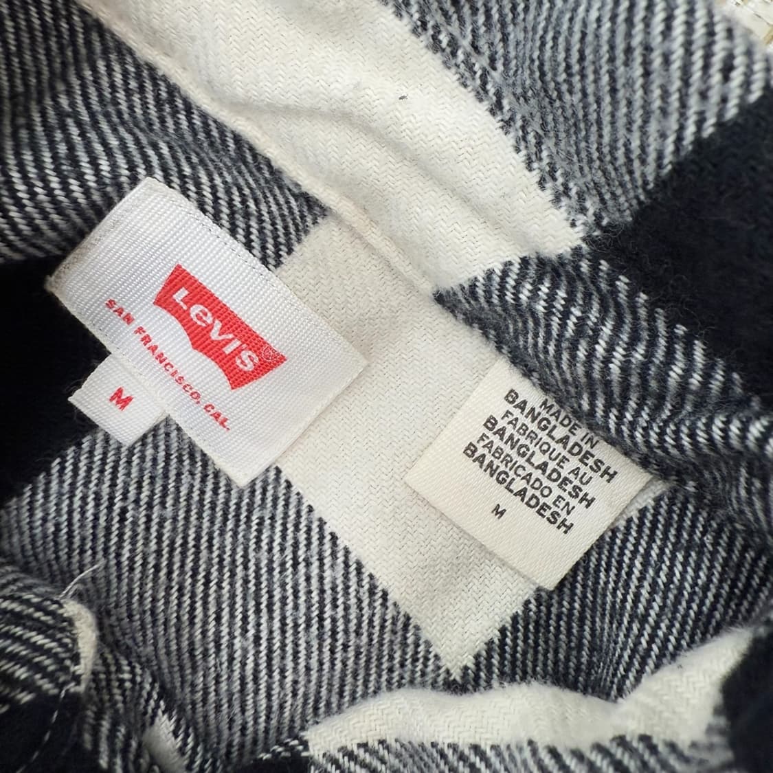 리바이스 플란넬 체크셔츠 r1934 상품이미지6