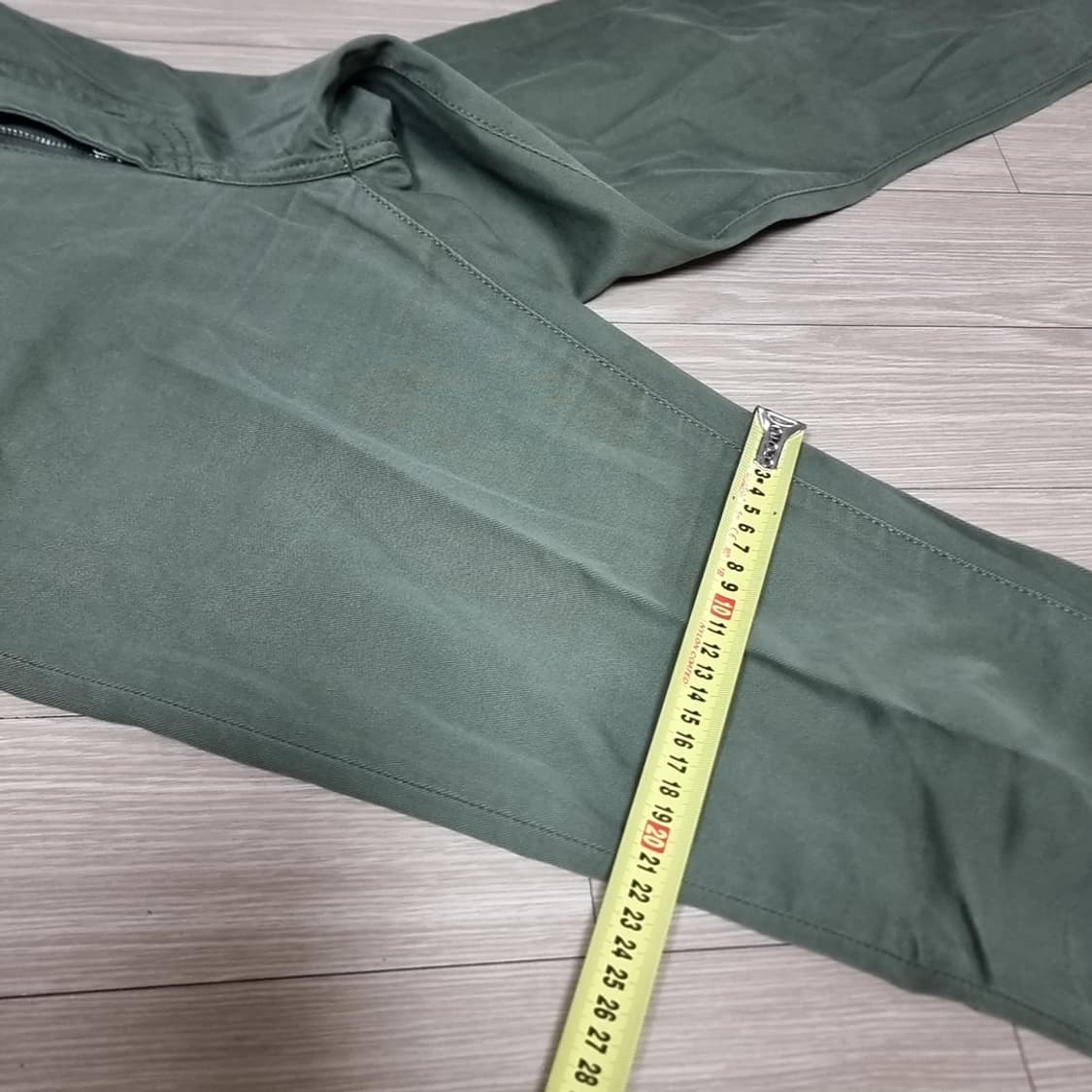 칼하드 카키색 면바지 남성 바지(32) 상품이미지5