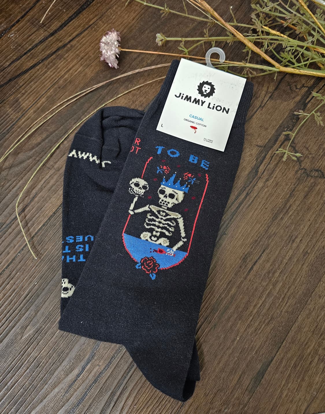 Jimmylion Hamlet 다크그레이 양말L 상품이미지1