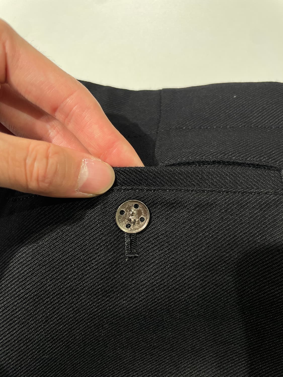 꼼데가르송 트리콧 블랙 ad2005 클래식 울 트라우저 상품이미지10