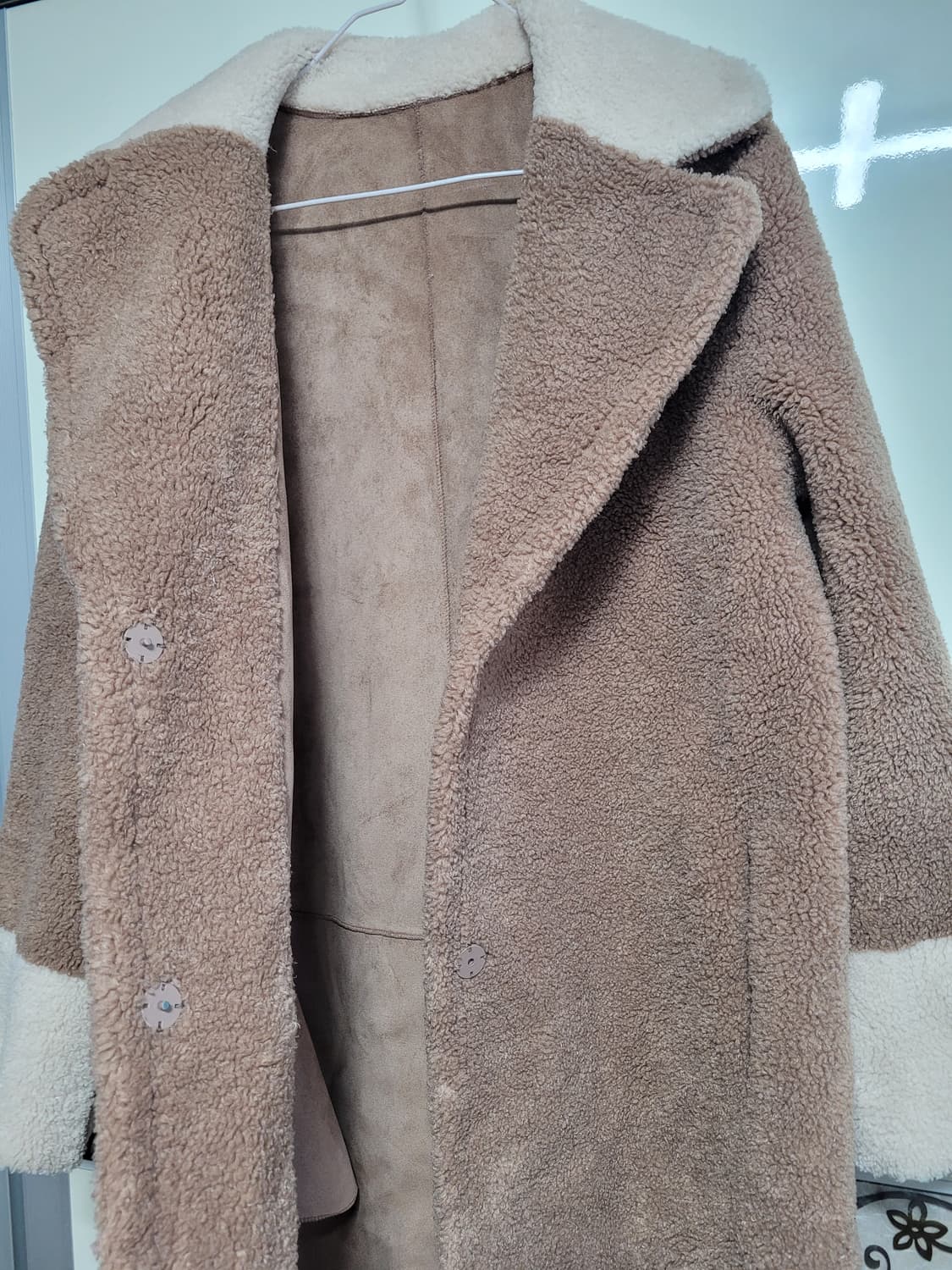 쥬시쥬디 양면 뽀글이 무스탕 상품이미지5