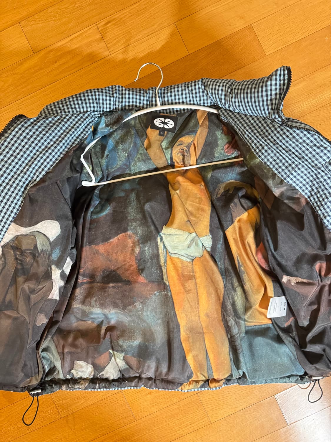 ERTR 체크 패딩 상품이미지4