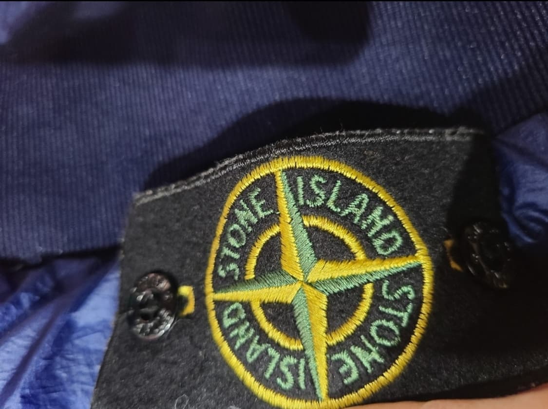 스톤아일랜드 30주년 가먼트 다이드 나일론 패딩조끼(블루네이비) 상품이미지3