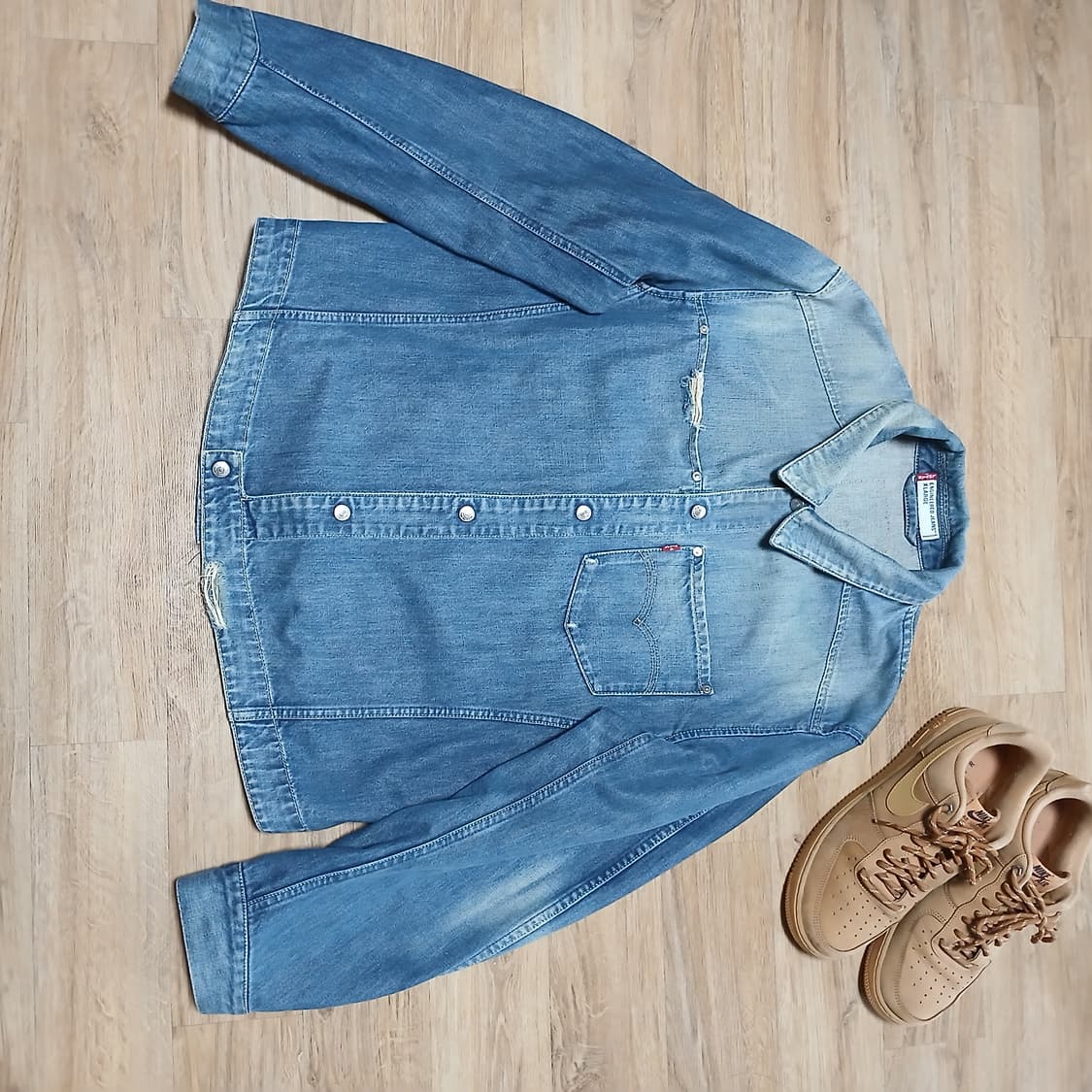 리바이스 엔지니어드진 트러커 청자켓 청셔츠 데님 자켓 상품이미지3