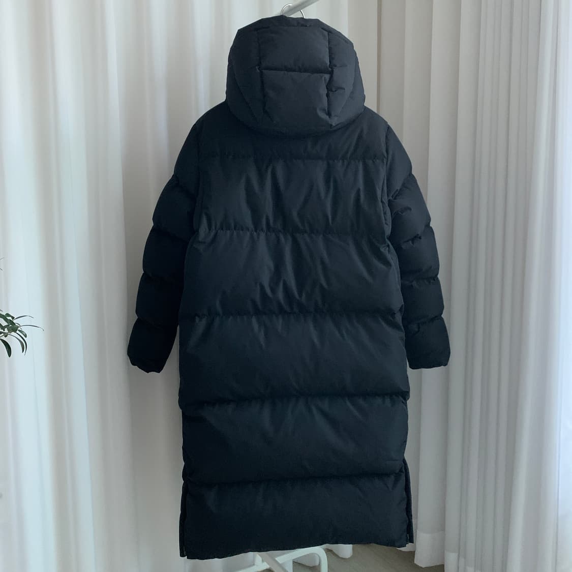 빈티지 프리미엄 시베리안 덕다운 후드 롱패딩 상품이미지2